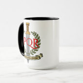 SPQR Gladius - Senatus Populusque Romanus Tasse (Vorderseite Links)
