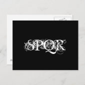 ‚SPQR Gothic Postcard‘ Postkarte (Vorne/Hinten)