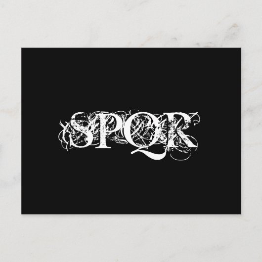 ‚SPQR Gothic Postcard‘ Postkarte (Vorderseite)