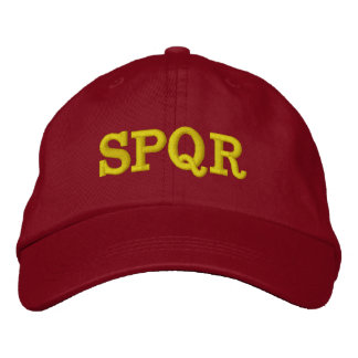 ‚SPQR‘ HAT BESTICKTE KAPPE