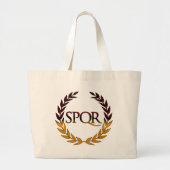 SPQR JUMBO STOFFBEUTEL (Vorne)
