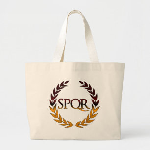 SPQR JUMBO STOFFBEUTEL