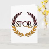SPQR KARTE (Gelbe Blume)