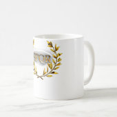 SPQR Lila Römisches Reich Kostüme Männer Kaffeetasse (VorderseiteRechts)
