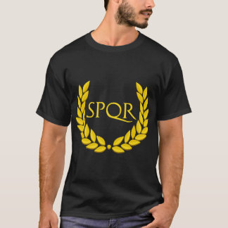 SPQR Lila Römisches Reich T-Shirt