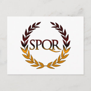 SPQR POSTKARTE