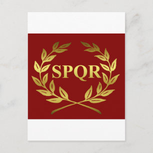 SPQR POSTKARTE