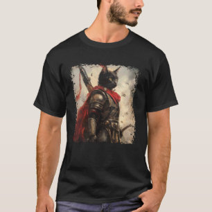 SPQR Reich Römische Legion Katze Krieger Japanisch T-Shirt