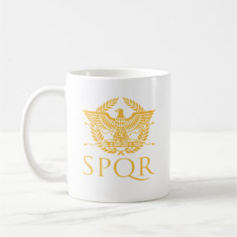 SPQR Römisches Adler-Emblem Klassischer Kaffeebech Kaffeetasse