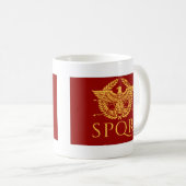 SPQR Römisches Reich Adler Tasse  (VorderseiteRechts)