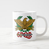 SPQR Senatus Populusque Romanus Jumbo-Tasse (Rechts)