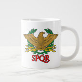 SPQR - Senatus Populusque Romanus Jumbo-Tasse (Rechts)