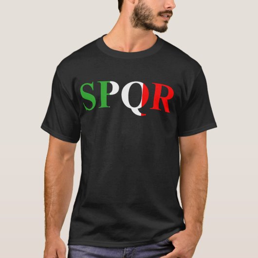 spqr T-Shirt (Vorderseite)