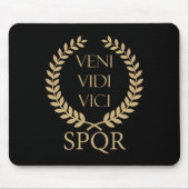 SPQR: Veni, Vidi, Vici Mousepad (Vorne)