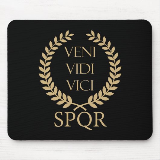 SPQR: Veni, Vidi, Vici Mousepad (Vorne)