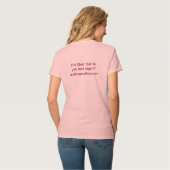 Sprach Gott mit Ihnen gestern Abend? T-Shirt (Rückseite Vollansicht)