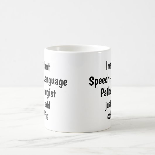 Sprach-Pathologe Addieren Sie Kaffeekochen Kaffeetasse (Mittel)