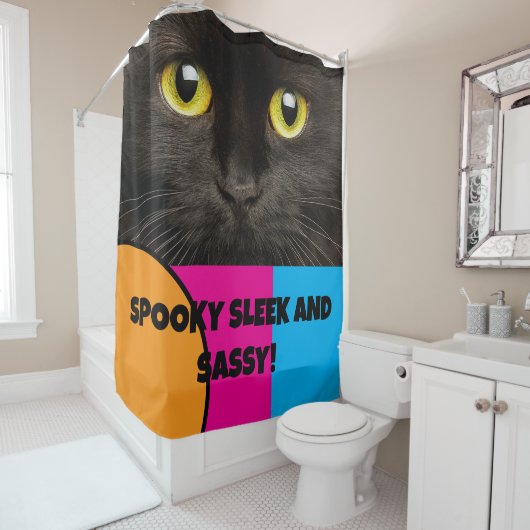 SPRACH SCHLAG UND SASSY! DUSCHVORHANG (Beispiel)