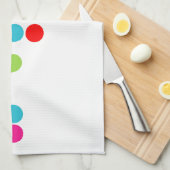 Sprachalphabet-Buchstabehallo Text Blindenschrift Geschirrtuch (Viertel Falte)