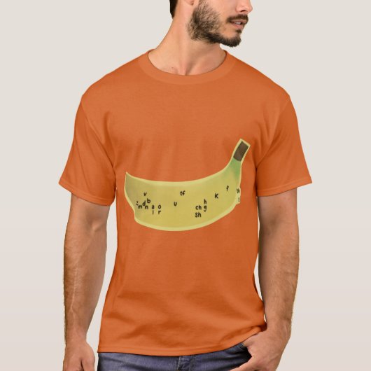 Sprachbanane Übergröße T-Shirt (Vorderseite)