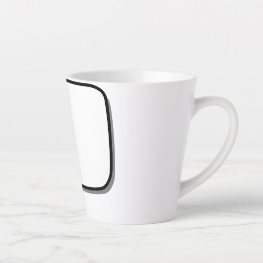 Sprachbox-Rechteck-Form Milchtasse (Rechts)