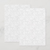 Sprachdesign 34 RSVP karte (Vorne/Hinten)