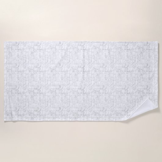 Sprachdesign 34 strandtuch (Vorderseite)