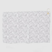 Sprachdesign Einhunderteins Golfhandtuch (Horizontal)