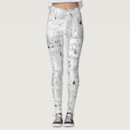 Sprachdesign Einhunderteins Leggings (Vorderseite)