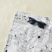 Sprachdesign Einhunderteins Strandtuch (Beispiel)