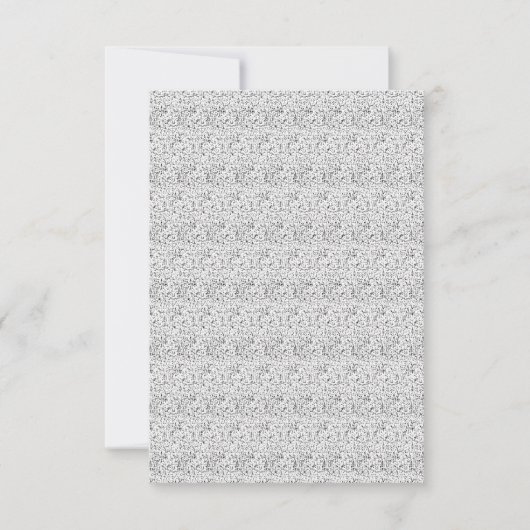Sprachdesign Eleven RSVP Karte (Vorderseite)