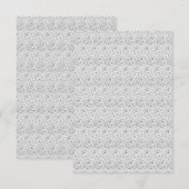 Sprachdesign Eleven RSVP Karte (Vorne/Hinten)