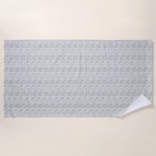Sprachdesign Elf Strandtuch (Vorderseite)