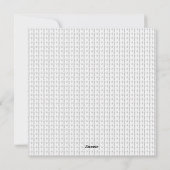 Sprachdesign Vierzehn Feiertagskarte (Rückseite)