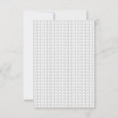 Sprachdesign Vierzehn RSVP Karte (Rückseite)