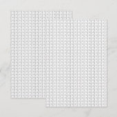 Sprachdesign Vierzehn RSVP Karte (Vorne/Hinten)