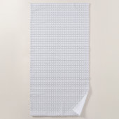 Sprachdesign Vierzehn Strandtuch (Vorderseite)