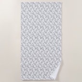 Sprachdesign Zwanzig Strandtuch (Vorderseite)