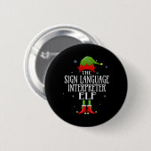 Sprachdolmetscher Elf Matching Family Group Button (Vorne & Hinten)