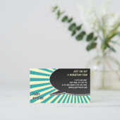 Sprache-Blasen-Explosion Visitenkarte (Stehend Vorderseite)