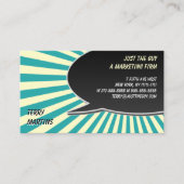 Sprache-Blasen-Explosion Visitenkarte (Vorderseite)