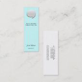 Sprache-Blasen-Karte [3d] Mini Visitenkarte (Vorne/Hinten)