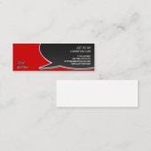 Sprache-Blasen-Karte Mini Visitenkarte (Vorne/Hinten)