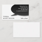 Sprache-Blasen-Karte Visitenkarte (Vorne/Hinten)