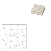 Sprache, Briefmarke von Dove Grey Wood Art Gummistempel (Stempel)