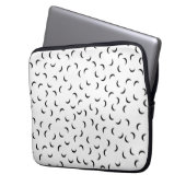 Sprache, Carbon Gray Electronics Bag Laptopschutzhülle (Vorderseite Links)