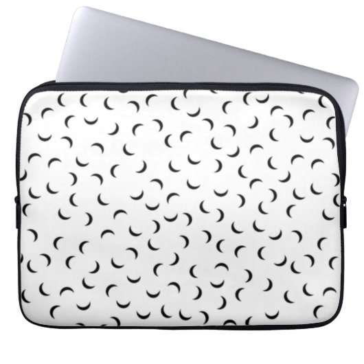 Sprache, Carbon Gray Electronics Bag Laptopschutzhülle (Vorderseite)