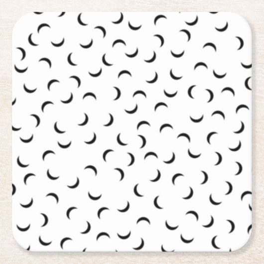 Sprache, Carbon Gray Paper Untersetzer (Vorderseite)