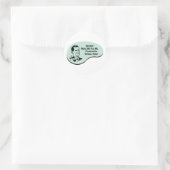 Sprache der Bauarbeiter Runder Aufkleber (Tasche)