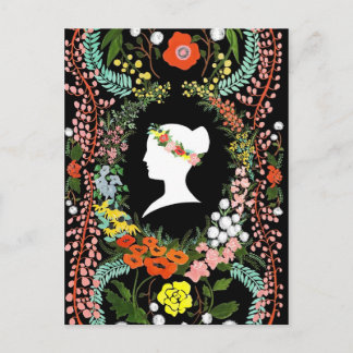 Sprache der leeren Postkarte für Blume